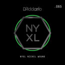 D'Addario NYNW065 NYXL Nickel Wound Electric Guitar Single String, X 2 Strings