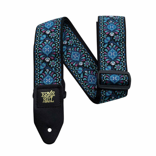 Ernie Ball Indigo Orchid Jacquard Guitar Strap Adjustable length 41"/72" P04097