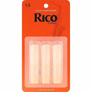 Alto Sax Reeds Strength 1.5, Rico by D'addario, Three Pack RJA0315