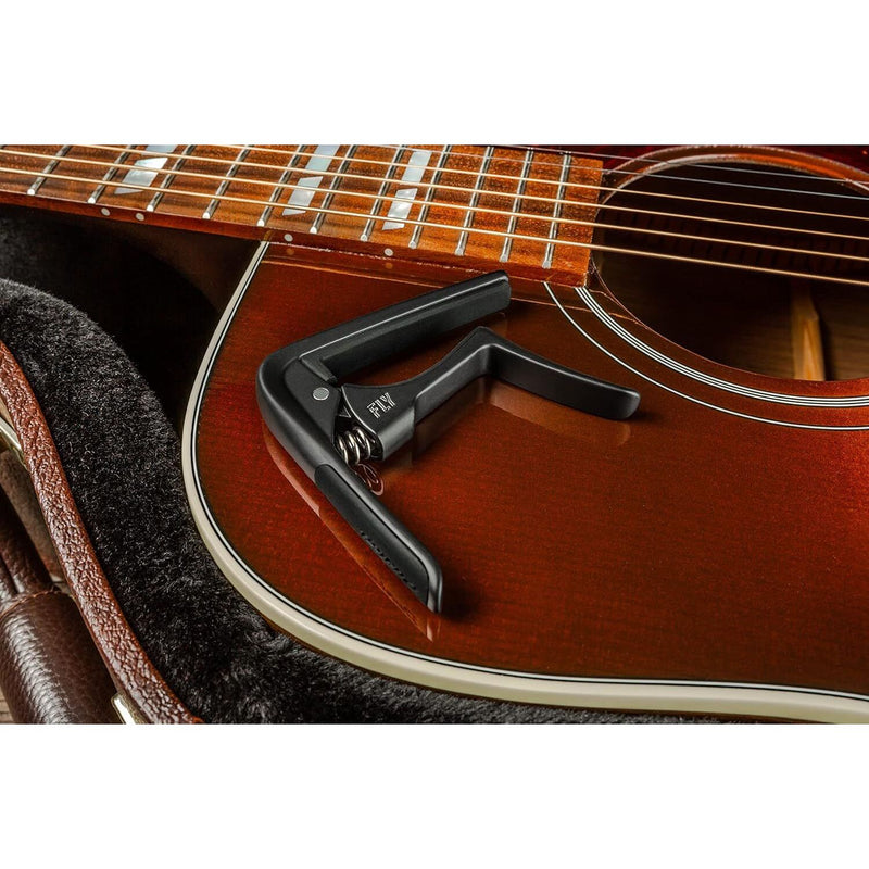 Guitar Capo, Jim Dunlop 63CGM Trigger 'Fly' Capo Curved Gun Black,68 g