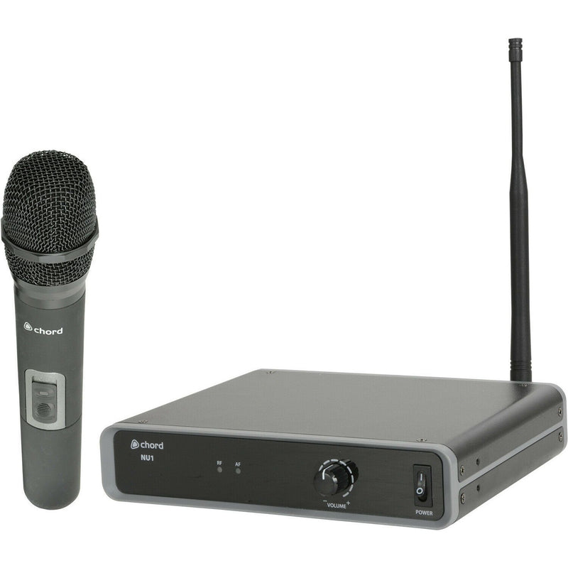 Wireless Microphone Chord NU1-H UHF Handheld System Licence free operation