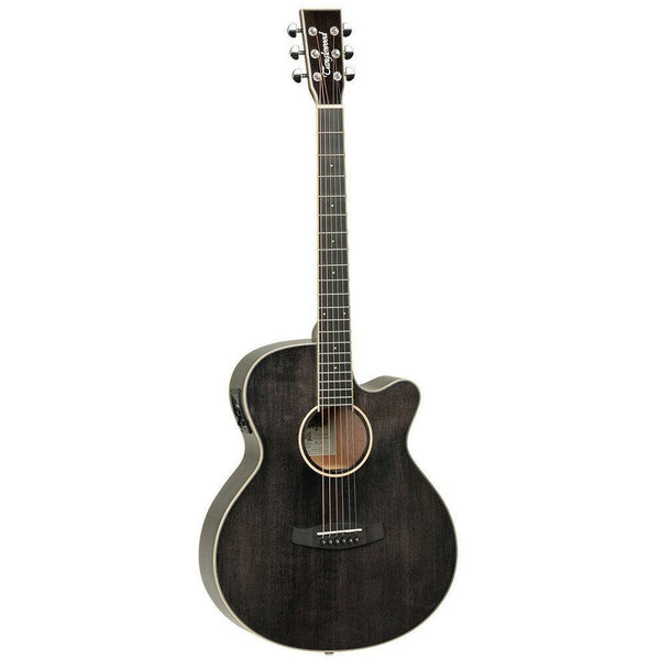 Tanglewood Winterleaf Black Shadow Super Folk cutaway Electro Acoustic Guitar