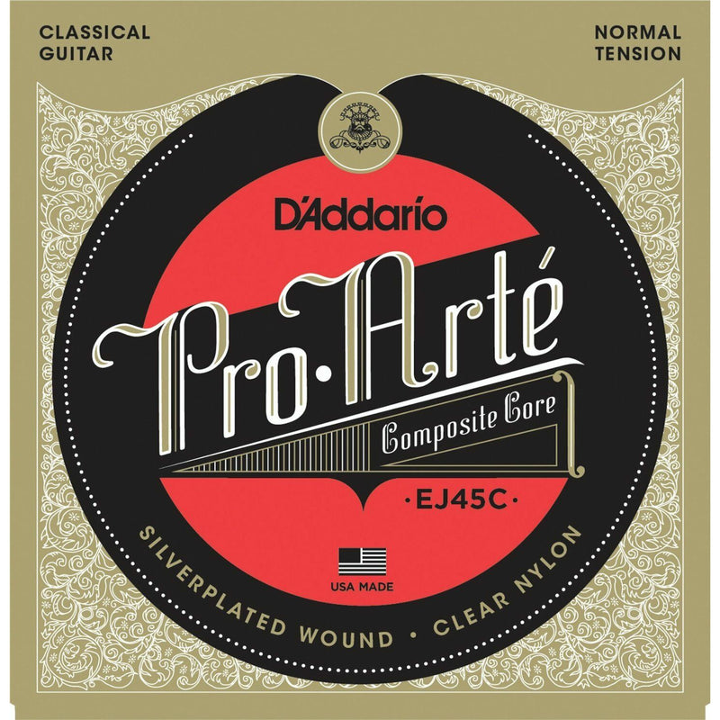 Classical Guitar Composites Strings By D'Addario EJ45C Pro Arte , Longer Lasting
