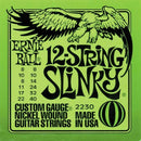 Ernie Ball 2230 Nickel Wound Electric Guitar Strings 8-40 12-String Slinky