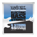 Flatwound bass strings 5-String Set Stainless Steel Ernie Ball 2810  45-130
