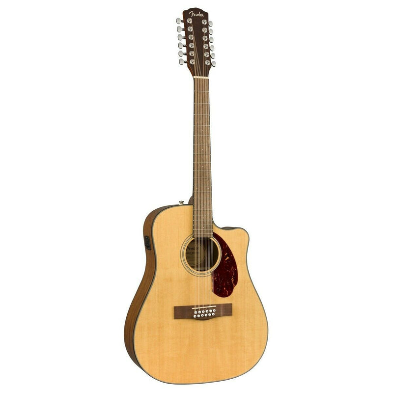 Fender CD-140SCE-12 Dreadnought 12-String Electro Acoustic, Natural + Hard Case