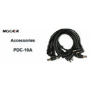 MOOER PDC-10A Mary Chain - Multi DC Power Cable with 10 Right Angle Plugs