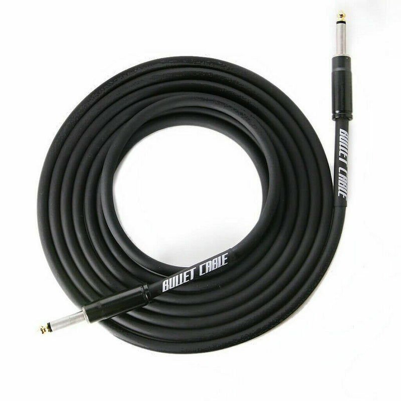 Bullet Cable BC-20T Thunder 20' Foot Instrument Guitar Cable Black