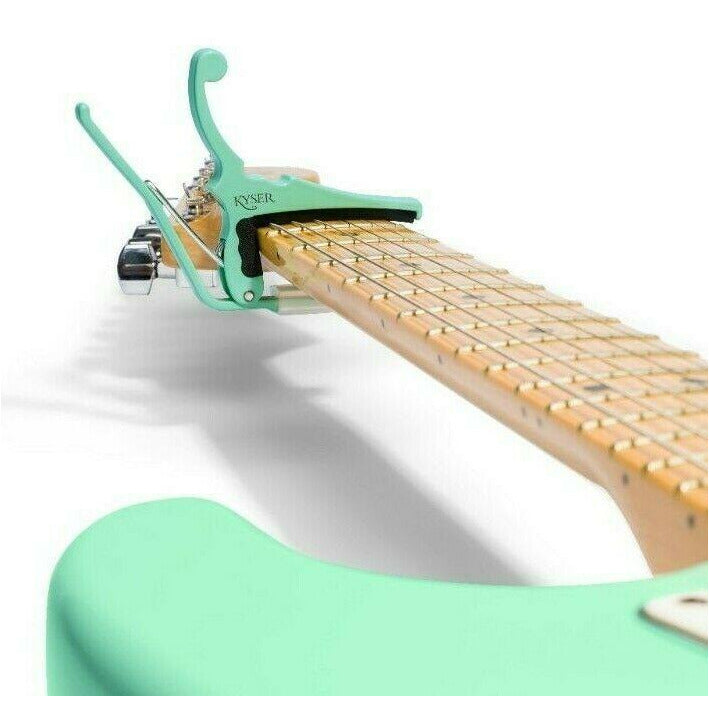 Fender x Kyser Electric Guitar Capo, Surf Green KGEFSGA