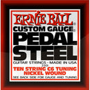 Pedal Steel Guitar Strings By Ernie Ball 10-String C6-Tuning Nickel Wound