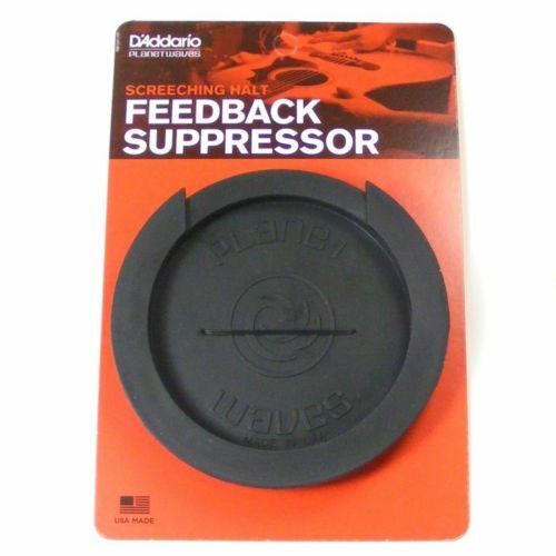 D'Addario 'Screeching Halt'  Feedback Buster Acoustic Sound Hole Cover. PW SH 01