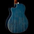 Cort GA-QF Grand Regal Auditorium Electro-Acoustic Guitar In Coral Blue Burst