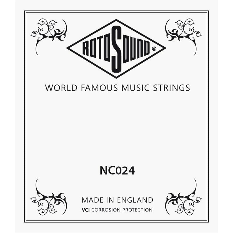 Rotosound NC024 Nickel Wound Single Electric Guitar Strings Gauge .024 5 Pack
