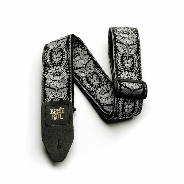 Ernie Ball Silver Orleans Jacquard Electric Guitar Strap P04150