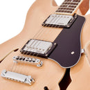 Vintage VSA500 ReIssued Semi Acoustic Guitar ~ Natural Maple SKU: VSA500MP