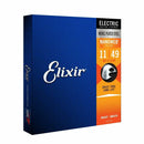 Elixir Nanoweb 12102 Nickel Wound Anti-Rust 11-49 Electric Guitar Strings