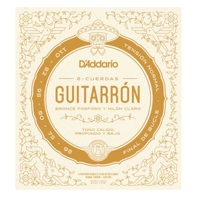 D’Addario MG10N Guitarrón Normal Tension Strings