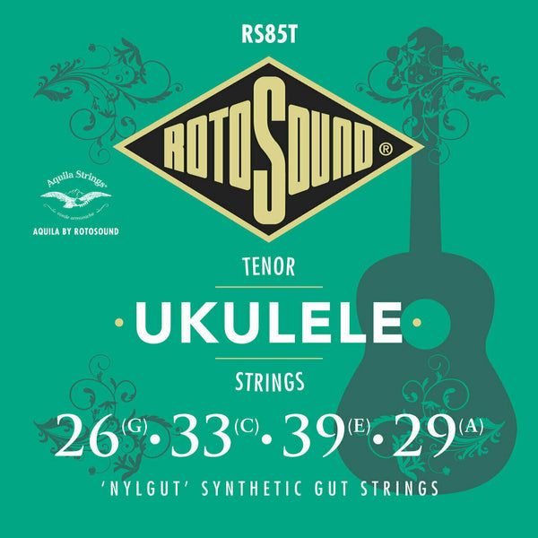 Rotosound Tenor Uke Ukulele Strings Nylgut GCEA RS85T,Made by Aquila In Italy
