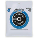 3-Pack Martin Authentic Acoustic MA150PK3 SP 80/20 Bronze 13/56 Guitar Strings