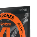 Flat Wound Chromes, Extra Light Electric Guitar Strings, D'Addario ECG23 10/48's