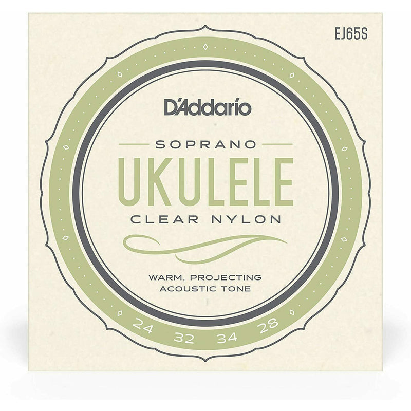 Soprano Ukulele Strings By D’Addario EJ65S Pro-Arté Custom ADF