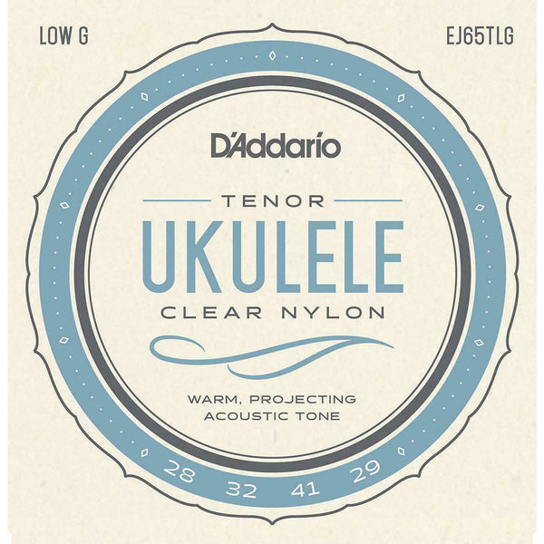Ukulele Tenor Low G Tuning Strings By D'Addario EJ65TLG Pro-Arté Custom