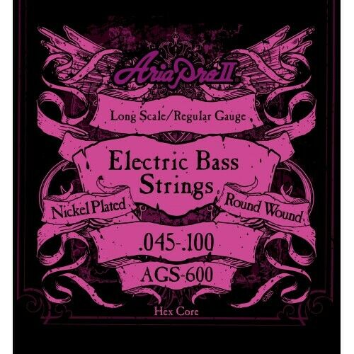 Bass Guitar Strings  AriaAGS-600 45-100 Long Scale