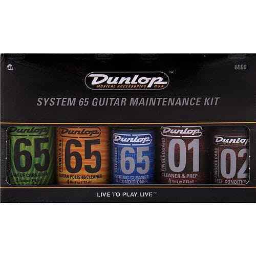 Guitar Cleaners. Dunlop System 6500 Guitar Care and Maintenance Kit P/N JD-6500