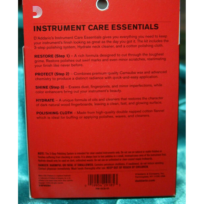 D'Addario PW-GCB-01 Instrument Care Essential Set. Keep It As Good Day 1