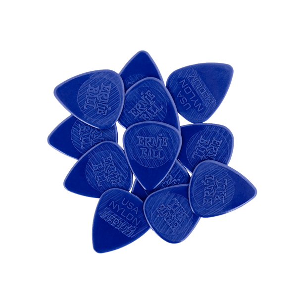 Ernie Ball 9135 Injection Moulded Nylon Picks 0.53mm Thin 12-Pack