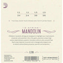 Mandolin Strings, Ball End, Medium/Light By D'addario, EJ70 Phosphor Bronze
