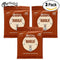 Mandolin Strings TRIPLE PACK. Martin M400 Bronze 10-34 Light Gauge, Loop Ended.