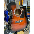 Aria AW 15 CE BS Electro Acoustic Guitar With Cutaway & Pickup Brown Sunburst