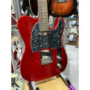 Aria 615 Frontier Electric Guitar, Candy Apple Red Finish + Custom Scratchplate