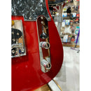Aria 615 Frontier Electric Guitar, Candy Apple Red Finish + Custom Scratchplate
