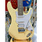 ARIA 714-STD VW Standard Electric Guitar Vintage White Finish, Pearloid Plate
