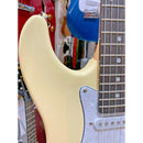 ARIA 714-STD VW Standard Electric Guitar Vintage White Finish, Pearloid Plate